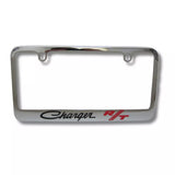 Dodge Charger R/T RT Logo Chrome Brass License Plate Frame Official Licensed