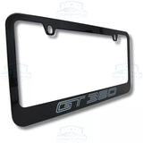 Ford Mustang GT 350 Engraved Logo Black License Plate Frame Official Licensed