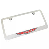 Jeep Trailhawk Logo Chrome Solid Brass License Plate Frame Official Licensed