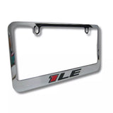 Chevrolet Camaro 1LE Logo Chrome Zinc Metal License Plate Frame Official License