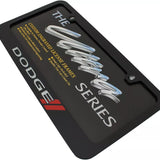 Dodge New Logo Black Zinc Metal License Plate Frame Official Licensed