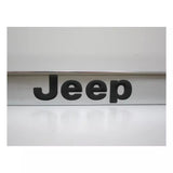 Jeep Engraved Logo Chrome Zinc Metal License Plate Frame Official Licensed