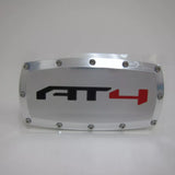 Tow Hitch Cover Plug for GMC AT4 - Polished Chrome - 2-inch Billet