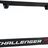 Dodge Challenger R/T Logo Black Zinc License Plate Frame Official Licensed