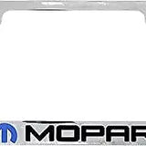 Mopar Emblem Logo Chrome Solid Brass License Plate Frame Official Licensed