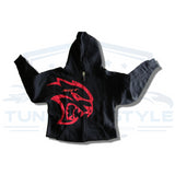 Dodge SRT Hellcat Muscle Cars Cotton Black Zipper Hoodie Official Licensed