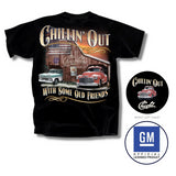 Vintage Chevy Truck Car Auto Collection Cotton Preshrunk T-Shirt Black