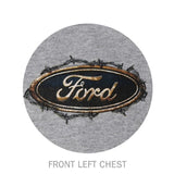 This Is Ford Country American Flag Graphic Shirt Oxford Grey Official Licensed