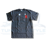 Ford Mustang GT350 Shelby Cobra Logo Cotton T-Shirt Gray Official Licensed