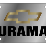 Chevrolet Duramax - Stainless Steel License Plate - Duramax Gold Logo