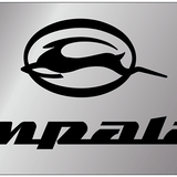 Chevrolet Impala - Stainless Steel License Plate - Impala Logo