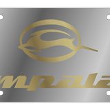 Chevrolet Impala - Stainless Steel License Plate - Impala Logo