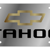 Chevrolet Tahoe - Stainless Steel License Plate - 2007 Onward Logo