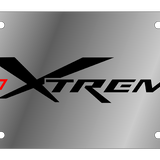 Chevrolet Xtreme - Stainless Steel License Plate - Xtreme Logo