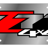 Chevrolet Z71 - Stainless Steel License Plate -  Z71 4×4 Badge