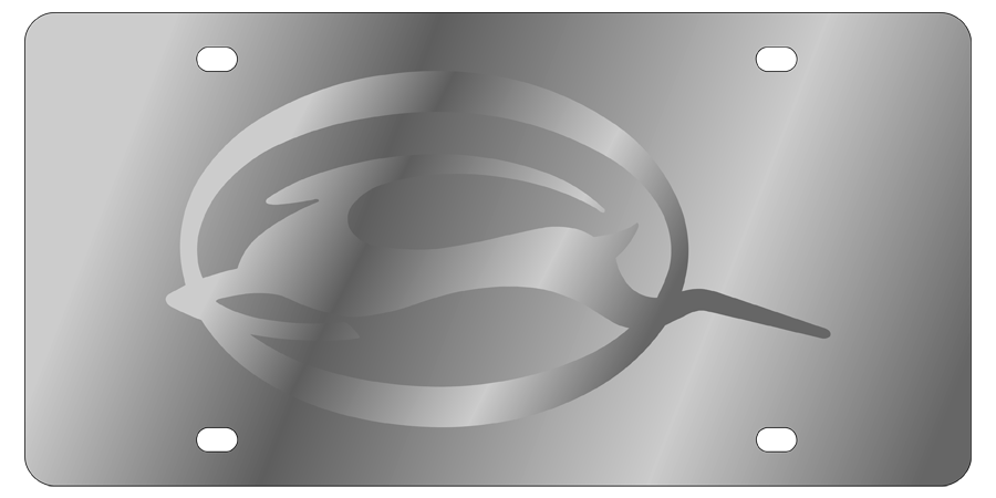 Chevrolet Impala - Stainless Steel License Plate - Impala Logo Only