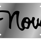 Chevrolet Nova - Stainless Steel License Plate - Nova Retro Script