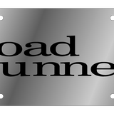Mopar - Stainless Steel License Plate - Road Runner Logo