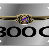 Chrysler 300C - Stainless Steel License Plate - Chrysler 300C Logo