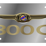 Chrysler 300C - Stainless Steel License Plate - Chrysler 300C Logo