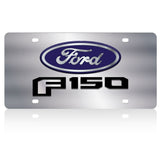Ford F150 - Stainless Steel License Plate - F150 2015+ Logo