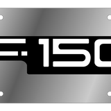Ford F-150 - Stainless Steel License Plate - F-150 Badge