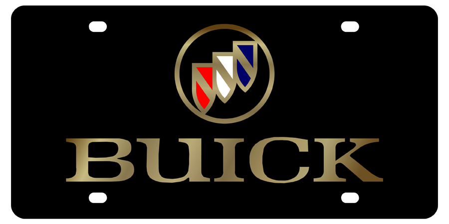 Buick - Lazer Tag License Plate - Buick Logo / Word