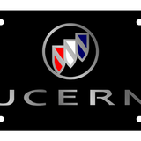 Buick - Lazer Tag License Plate - Buick Lucerne Logo / Word