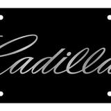 Cadillac - Lazer Tag License Plate - Cadillac Script Word