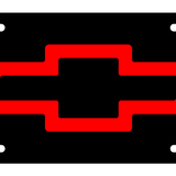 Chevrolet - Lazer Tag License Plate - Chevrolet Bowtie Logo