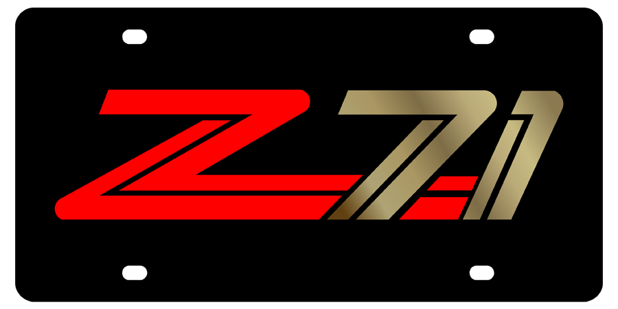Chevrolet - Lazer Tag License Plate - Chevrolet Z71 Logo