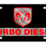 Ram - Lazer Tag License Plate - Ram Turbo Diesel Logo