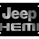 Jeep - Lazer Tag License Plate - Jeep Hemi Logo