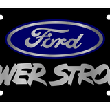 Ford - Lazer Tag License Plate - Ford Power Stroke Logo
