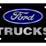 Ford - Lazer Tag License Plate - Ford Trucks Logo