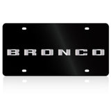 Ford Bronco - Lazer Tag License Plate - Bronco Word Only