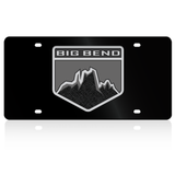 Ford Bronco - Lazer Tag License Plate - Big Bend Badge