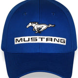 Ford Mustang Baseball Cap Logo Car Auto Racing Hat Blue Officially Licensed