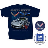 Corvette Z06 C7 Designed To Dominate Graphic Cotton T-Shirt Official Licensed