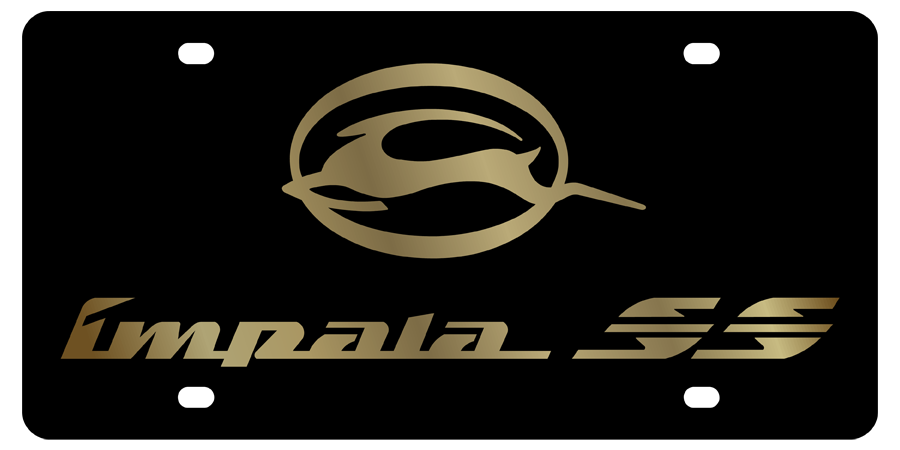 Chevrolet - Carbon Steel License Plate - Chevrolet Impala SS