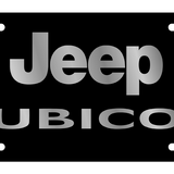Jeep - Carbon Steel License Plate - Jeep Rubicon