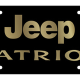 Jeep - Carbon Steel License Plate - Jeep Patriot