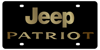 Jeep - Carbon Steel License Plate - Jeep Patriot
