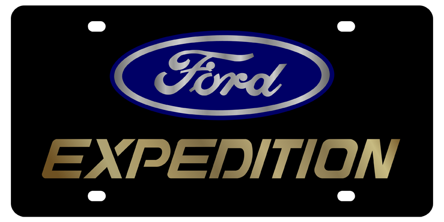 Ford - Carbon Steel License Plate - Ford Expedition