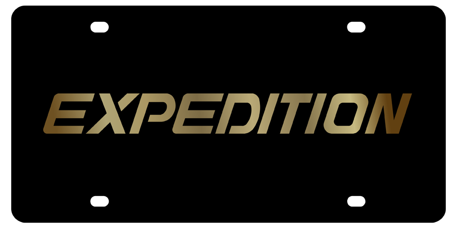 Ford - Carbon Steel License Plate - Expedition