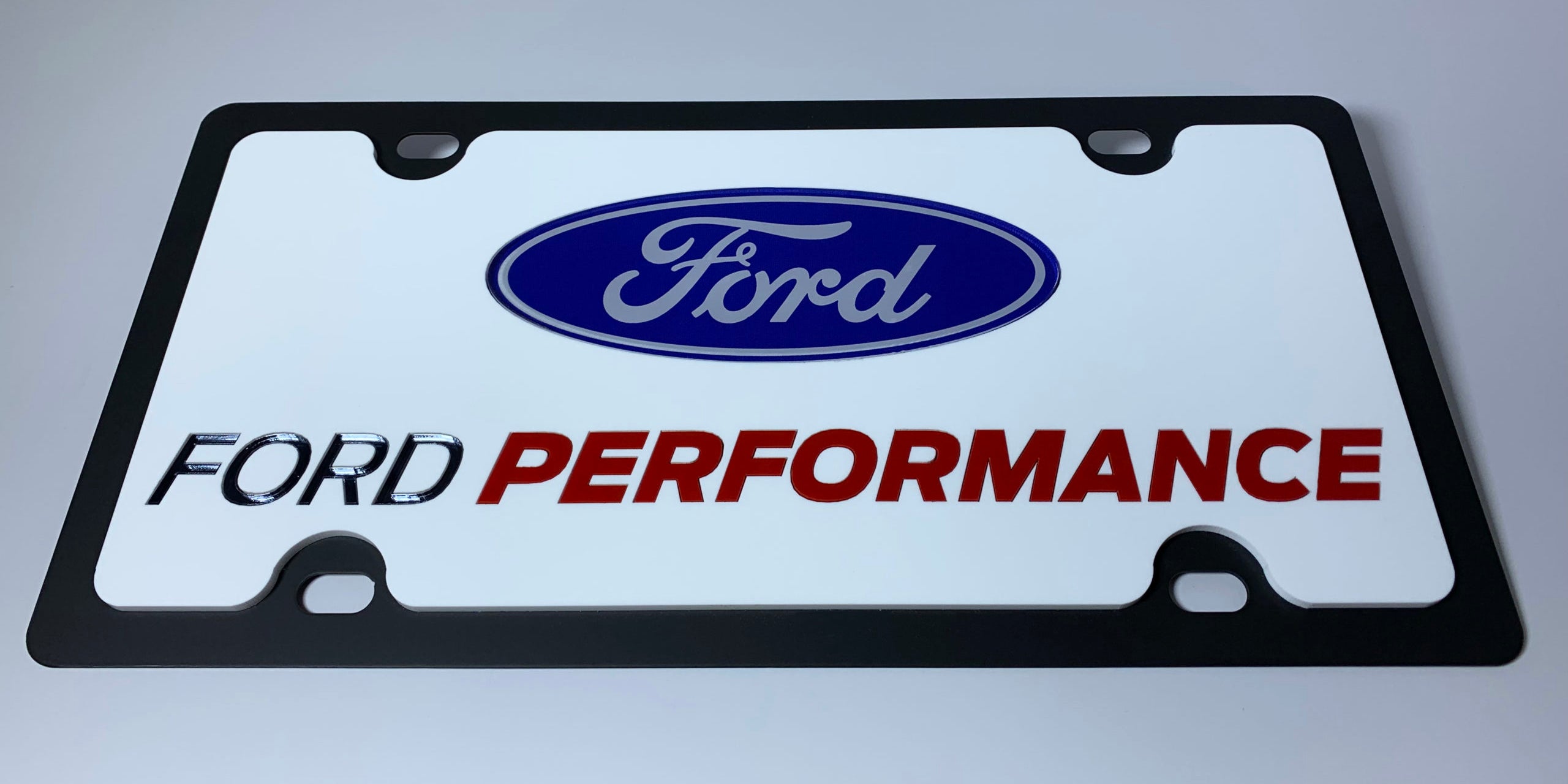 Ford - Carbon Steel License Plate - Ford Performance