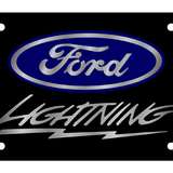 Ford - Carbon Steel License Plate - Ford Lightning