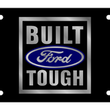 Ford - Carbon Steel License Plate - Built Ford Tough