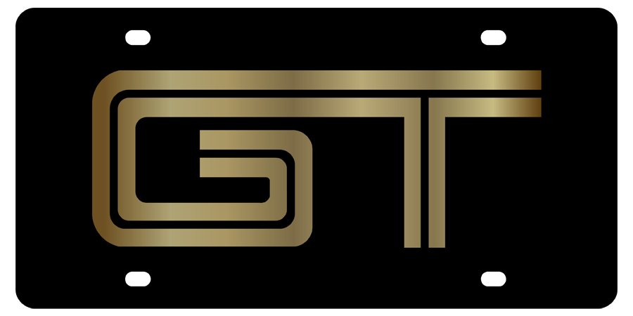 Ford - Carbon Steel License Plate - Ford 2005 GT