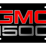 GMC - Carbon Steel License Plate - GMC 1500